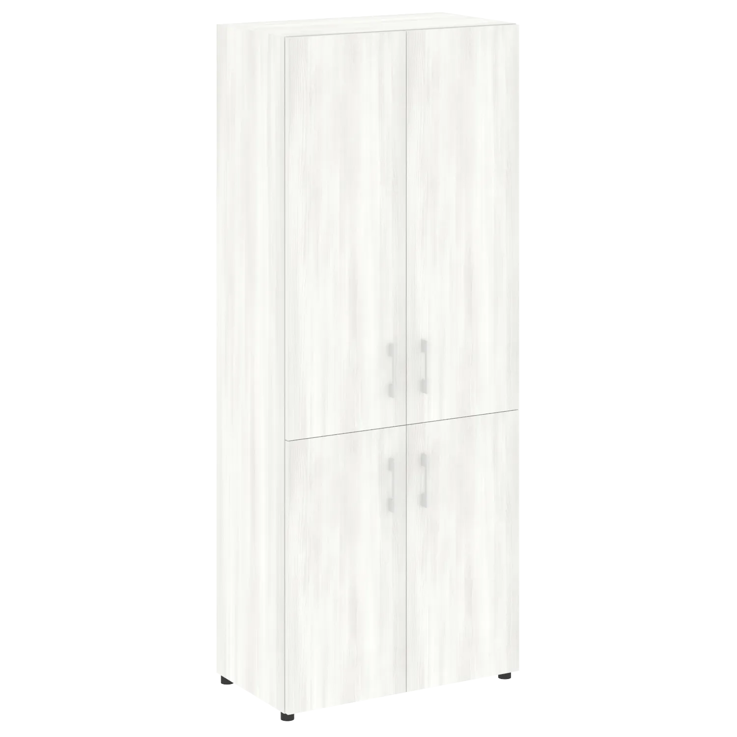 Шкаф высокий широкий (2 низких фасада ЛДСП + 2 средних фасада ЛДСП) Yalta LT.ST-1.3 снежная патина